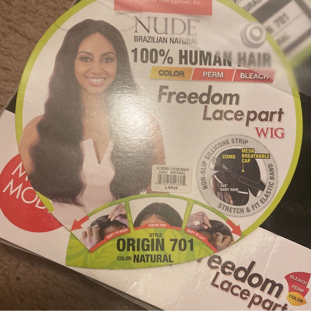 100% Human Hair, Model Model, Brazilian Natural, Dark Brown